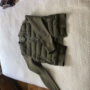 Size 6 Lululemon down reversible bomber.